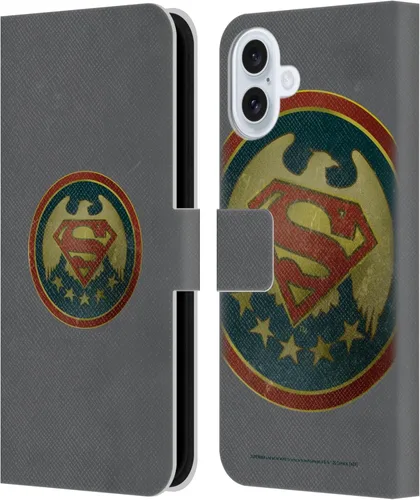 Vista 146 de Head Case Designs Funda de piel con licencia oficial de Superman DC Comics con logotipos negros y rojos compatible con Apple iPhone 11