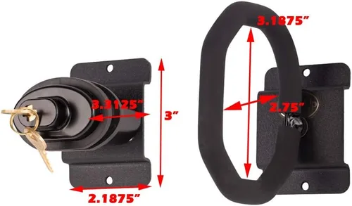 Vista 5 de Hold Up Displays - Almacenamiento de bloqueo de pistola y colgador de pistola para Remington Ruger Winchester y más - Acero resistente - Fabricado