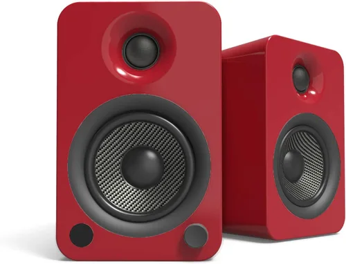 Vista 10 de Kanto YU4GB Altavoces alimentados con Bluetooth y preamplificador phono incorporado Apagado y encendido automáticos Control remoto incluido