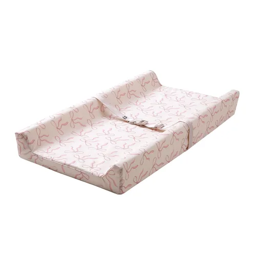 Vista 12 de Tiny Twinkle Cambiador de pañales para tocador y mesa de guardería, impermeable, lavable y a prueba de desorden con correa de seguridad, base