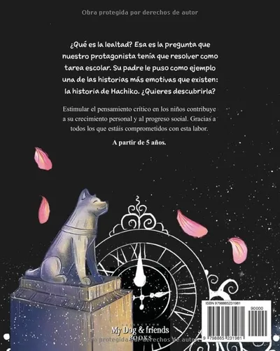Vista 2 de Hachik. Qué es la lealtad. Cuento infantil ilustrado. Amor por los animales. (Spanish Edition)