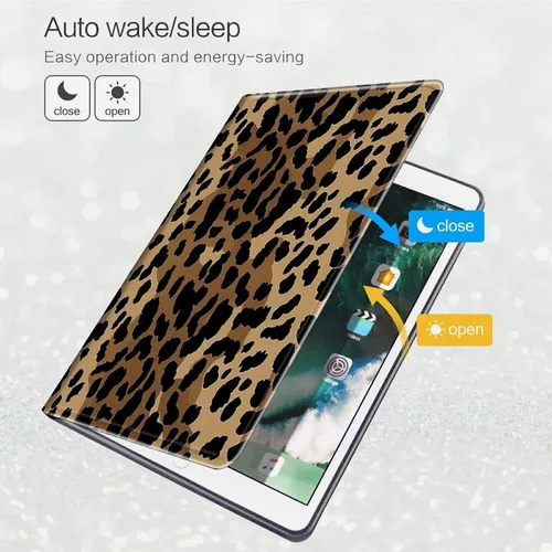 Vista 12 de Funda para tablet Kinlde Fire HD 10 (11ª generación 2021) Fire HD 10 Plus 2021, delgada, de piel sintética, con función atril, función atril