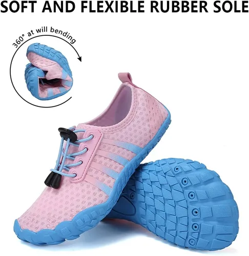 Vista 4 de CIOR Zapatos acuáticos para niños y niñas, tenis deportivos ligeros (niños pequeñosniños grandes)