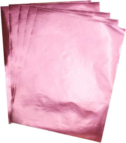 Vista 8 de Hygloss Papel de aluminio metálico para artes y manualidades, actividades de aula y artistas, decoración de fiestas o vacaciones, 8.5 x 11 pulgadas