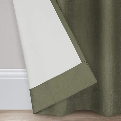 Vista 6 de ECLIPSE Kendall - Cortina térmica opaca moderna con bolsillo para cortinero, para dormitorio o sala de estar (1 panel), 42 x 54 pulgadas, alcachofa