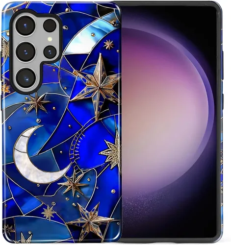 Vista 99 de Funda compatible con Samsung Galaxy S23, funda híbrida de protección rígida de 2 capas, a prueba de golpes, funda protectora resistente para Lata