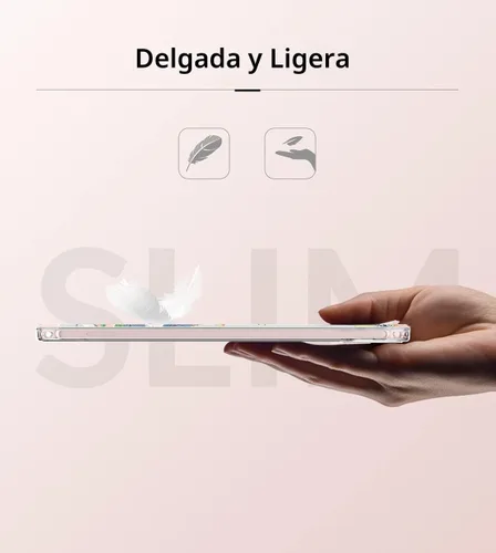 Vista 9 de MoKo Funda para el nuevo iPad mini 7 (A17 Pro) 2024, Funda para iPad mini de 6ª generación 2021 (21,08 cm), Funda para iPad mini 6, Funda trasera