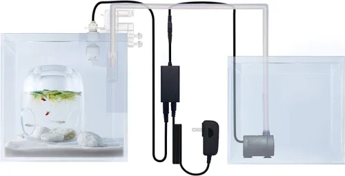 Vista 2 de DIGITEN Smart Auto Top Off System, acuario ATO, relleno de agua de sumidero de pecera, sistema automático ATO para acuario con bomba