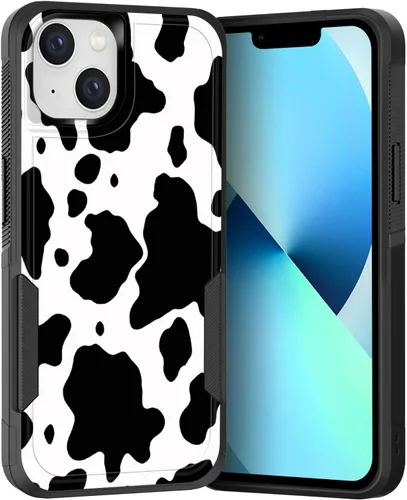 Vista 47 de Funda para iPhone Air, doble capa híbrida resistente resistente a prueba de golpes de policarbonato duro + funda protectora de silicona suave