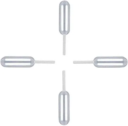 Vista 2 de Pipetas de plástico con cuentagotas de transferencia de 0.1 fl oz para cupcakes, 60 unidades Plastic Transfer Liquid Dropper Mini Cupcakes Dessert