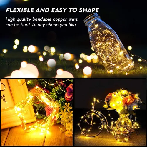Vista 4 de LED luces de hadas USB luces LED