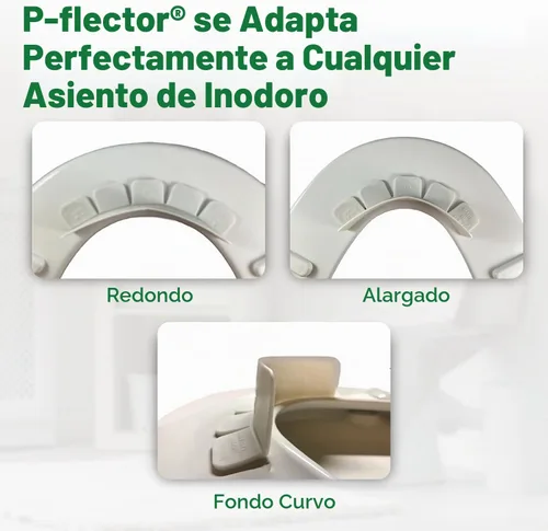 Vista 4 de Protector de orina para asiento de inodoro, paquete de 2