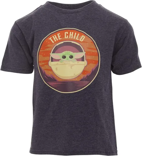 Vista 2 de STAR WARS The Mandalorian Baby Grogu - Paquete de 2 camisetas azulblanco, azul, blanco
