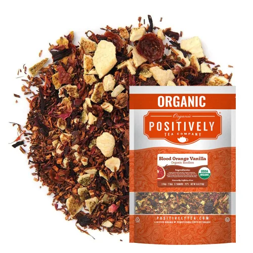 Vista 48 de Bolsas de hojas sueltas para té. Orgánicas por USDA. Positively Tea LLC.