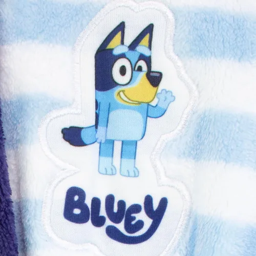 Vista 3 de Bluey Bata de baño Bata para niños con orejas 3D Bata de baño con capucha Bata de casa para niños Tallas 2T a 8