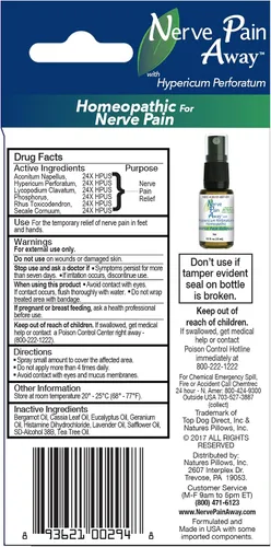Vista 8 de Spray tópico homeopático para aliviar el dolor nervioso temporal en manos y pies