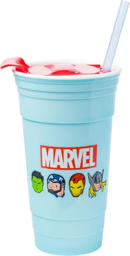 Vista 17 de Silver Buffalo Disney Encanto Family is Everything - Vaso de plástico de 32 onzas con tapa y popote