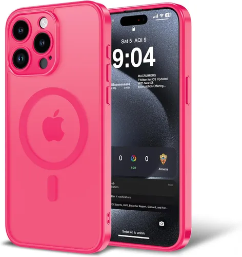 Vista 126 de Funda para iPhone 11 con protector de pantalla, compatible con MagSafe, ultra delgada, translúcida, mate, a prueba de golpes, color negro