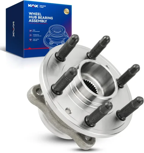 Vista 35 de KAX 510063 Rodamiento de rueda delantera compatible con Toyota Camry 2004-2017, Ford Edge 2007-2014, Toyota Sienna 2004-2010, conjunto de cubo