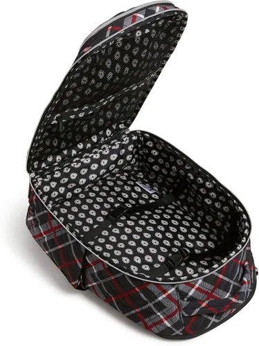 Vista 4 de Vera Bradley Mochila de sarga de rendimiento para mujer, Paris Plaid