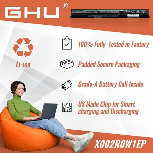 Vista 5 de GHU VI04 - Batería de repuesto para portátil HP ProBook 450 440 455 G2, compatible con 756743-001 756745-001 HSTNN-DB6I HSTNN-PB6I 756744-001
