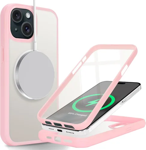 Vista 34 de Funda para iPhone 8 Plus con protector de pantalla, compatible con Magsafe, para iPhone 7 Plus, protector de pantalla integrado, funda delgada