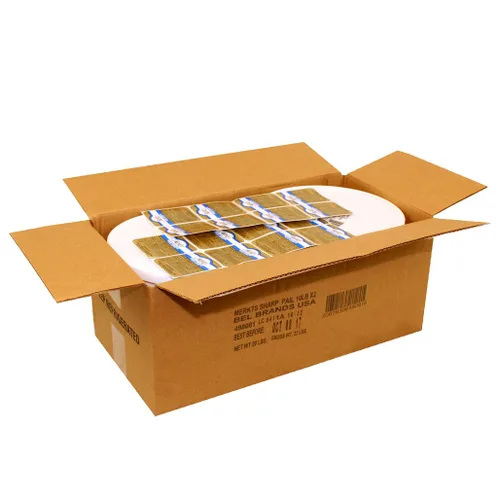 Vista 3 de Merkts Queso Cheddar Sharp para untar, 10 libras, 2 por caja.