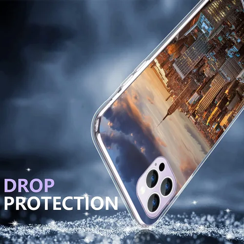 Vista 4 de Atsthetic - Funda para iPhone 14, funda protectora de TPU suave y transparente a prueba de golpes, regalo para niñas y mujeres