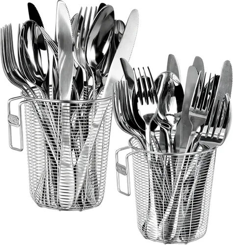 Vista 7 de Escurridor de platos, cesta de drenaje de cocina de acero inoxidable, estante compacto para secar utensilios de lavavajillas, accesorio para colgar