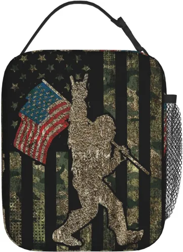 Vista 14 de Gianlaima Fiambrera aislada de fútbol americano para mujeres y hombres, bolsa de almuerzo portátil reutilizable para oficina, trabajo, viajes
