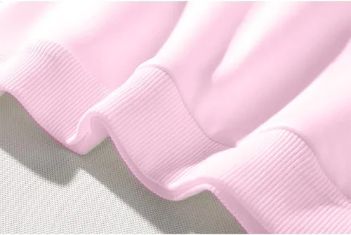 Vista 4 de Sudadera corta de manga larga con estampado de letras para mujer