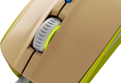 Vista 7 de SteelSeries Rival 100 ratón óptico para juegos color verde