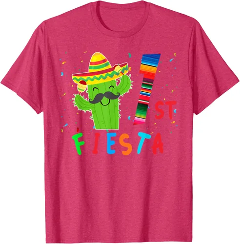 Vista 25 de Camiseta mexicana para fiesta temática de cumpleaños a juego, Negro, S
