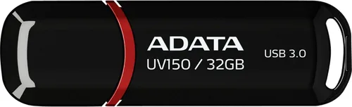 Vista 3 de ADATA UV150 - Unidad flash USB 3.0 de 32 GB, color negro (AUV150-32G-RBK)