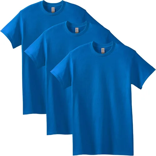Vista 54 de Gildan Camiseta de algodón pesado para adultos, estilo G5000, paquete múltiple Gris ceniza (paquete de 2)