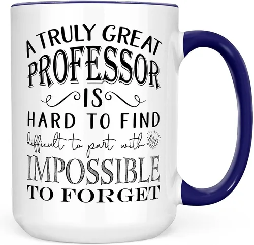 Vista 15 de Sweet & Salty Regalos de agradecimiento para profesores universitarios – A Truly Great Professor is Hard to Find Taza de café, el mejor regalo