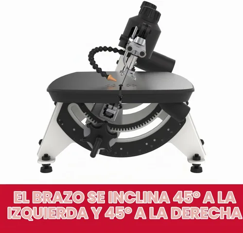 Vista 3 de Sierra de contornear JET de 22 pulgadas con interruptor de pie, velocidad variable, 120V 1Ph (JWSS-22B)