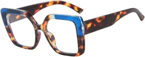 Vista 9 de Shiratori Gafas para Bloqueo de Luz Azul con Marco Rectangular y Estilo Elegante Preppy para Mujeres, Lentes para Computadora
