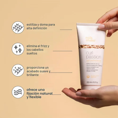 Vista 2 de milk_shake Curl Passion Perfectionist Crema para peinar rizada, 6.8 onzas