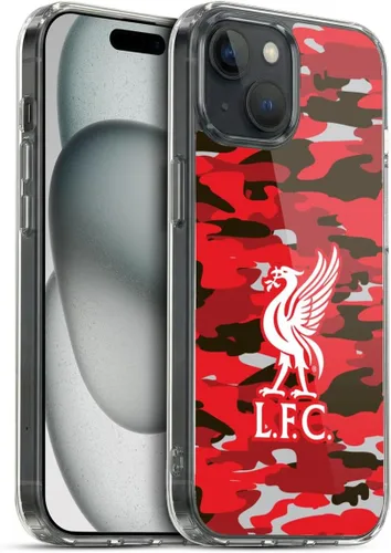 Vista 195 de Head Case Designs Funda de gel con licencia oficial del Liverpool Football Club Away Colourways Crest Camou [protección de grado militar] compatible