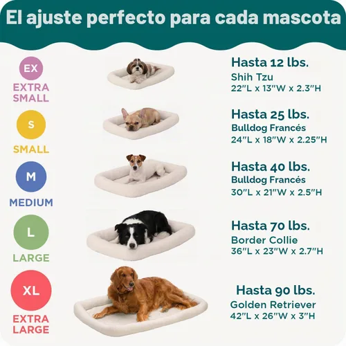 Vista 6 de FurHaven Cama para perros y gatos extra pequeños, almohadilla con base de apoyo suave para transportadores y perreras, lavable a máquina, extra Crema