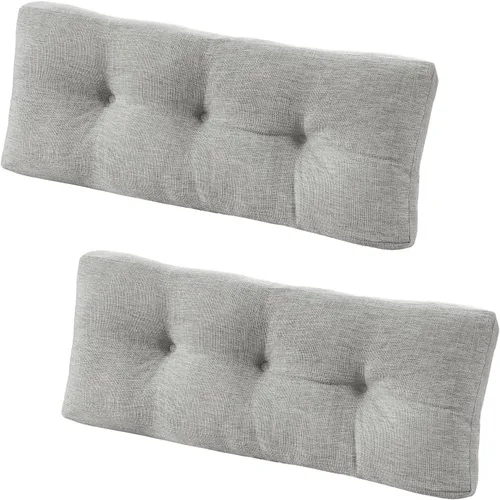 Vista 29 de downluxe Cojín de banco de interior para muebles de interior, cojín de asiento de banco de espuma texturizada, antideslizante, copetudo, 36 x 14 x 4