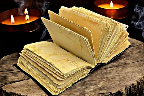 Vista 9 de The Easter Rabbit Grimoire – Handmade Leather Journal, Blank Spell Book of Shadows, Vintage Junk Journal, Gothic Notebook, 200 Deckle Edge Pages