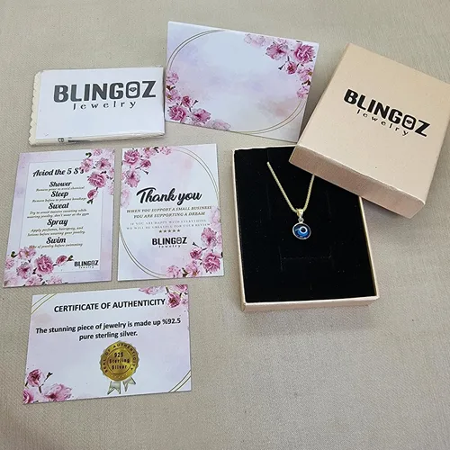 Vista 6 de Blingoz 925 Sterling Evil Eye