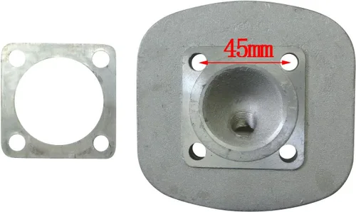 Vista 3 de Kit de Pistón de Cabeza Cilíndrica de 47mm (1.85in) con Carburador para Bicicleta Motorizada de 66cc 80cc, Motor de 2 Tiempos