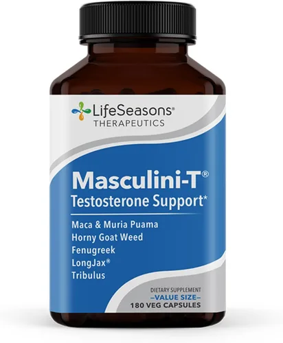 Vista 7 de LifeSeasons Masculini-T - Suplemento de apoyo de testosterona - Mejora los aspectos mentales y físicos del rendimiento sexual y atlético - Apoya