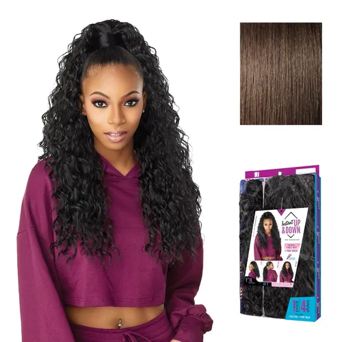 Vista 11 de Sensationnel Instant Updown Halfwig Pony-Iud 2, 1 JETBLACK