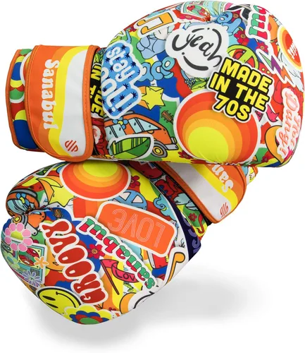 Vista 2 de Guantes de boxeo para adultos Sticker Bomb