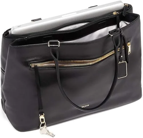 Vista 2 de TUMI Voyageur Sidney Business Tote - Bolso de mano para mujer - Bolsa de trabajo para mujer - Bolsa de oficina para uso diario y trabajo - Cuero