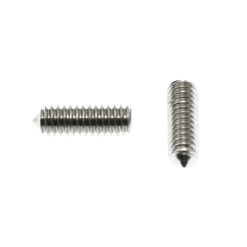 Vista 2 de Juego de tornillos Maxmoral 20 piezas #8-32 x 1/2 pulgadas de acero inoxidable con punta de cono de tornillo para manija de puerta, baño